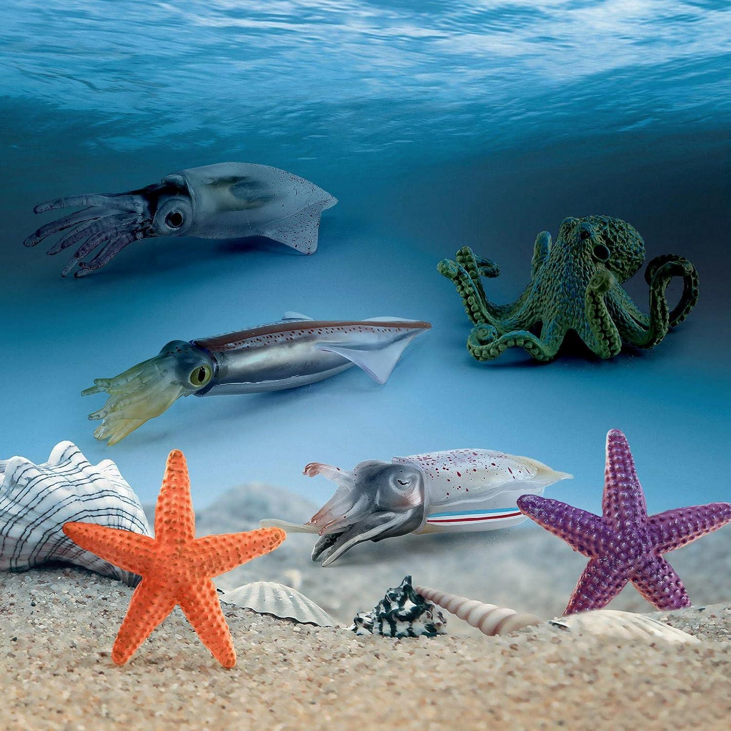 Figuras de Animales Marinos Fantarea 6 PCS Juguetes Educativos