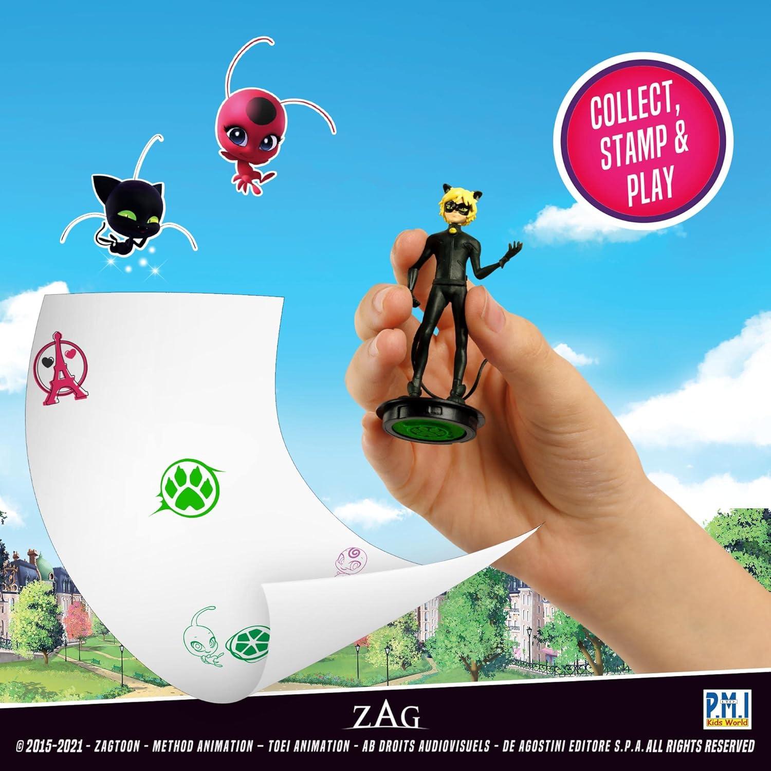 Sellos de Miraculous Ladybug P.M.I. - 12 Coleccionables