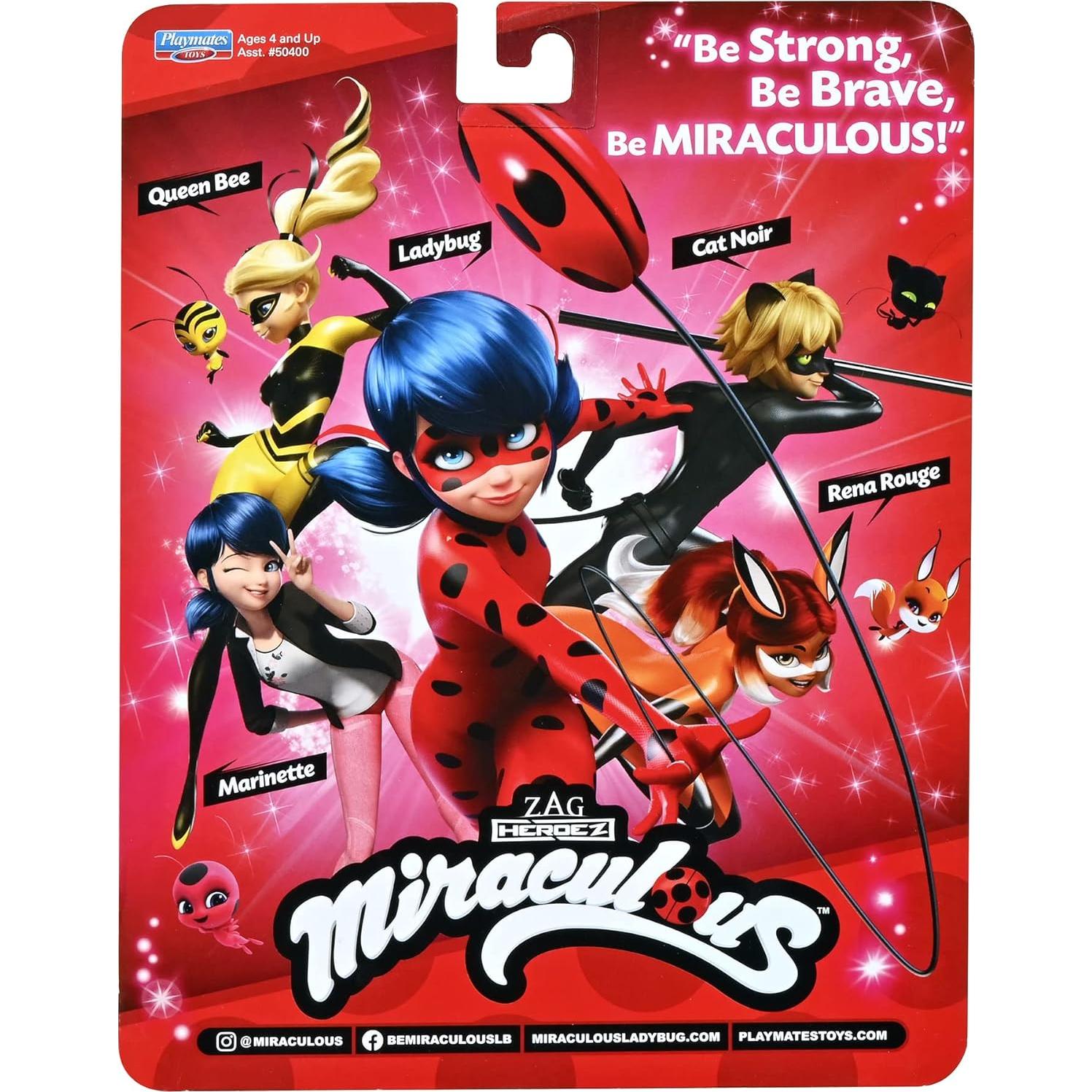Muñeca Marinette de Miraculous Ladybug 12.7 cm con accesorios