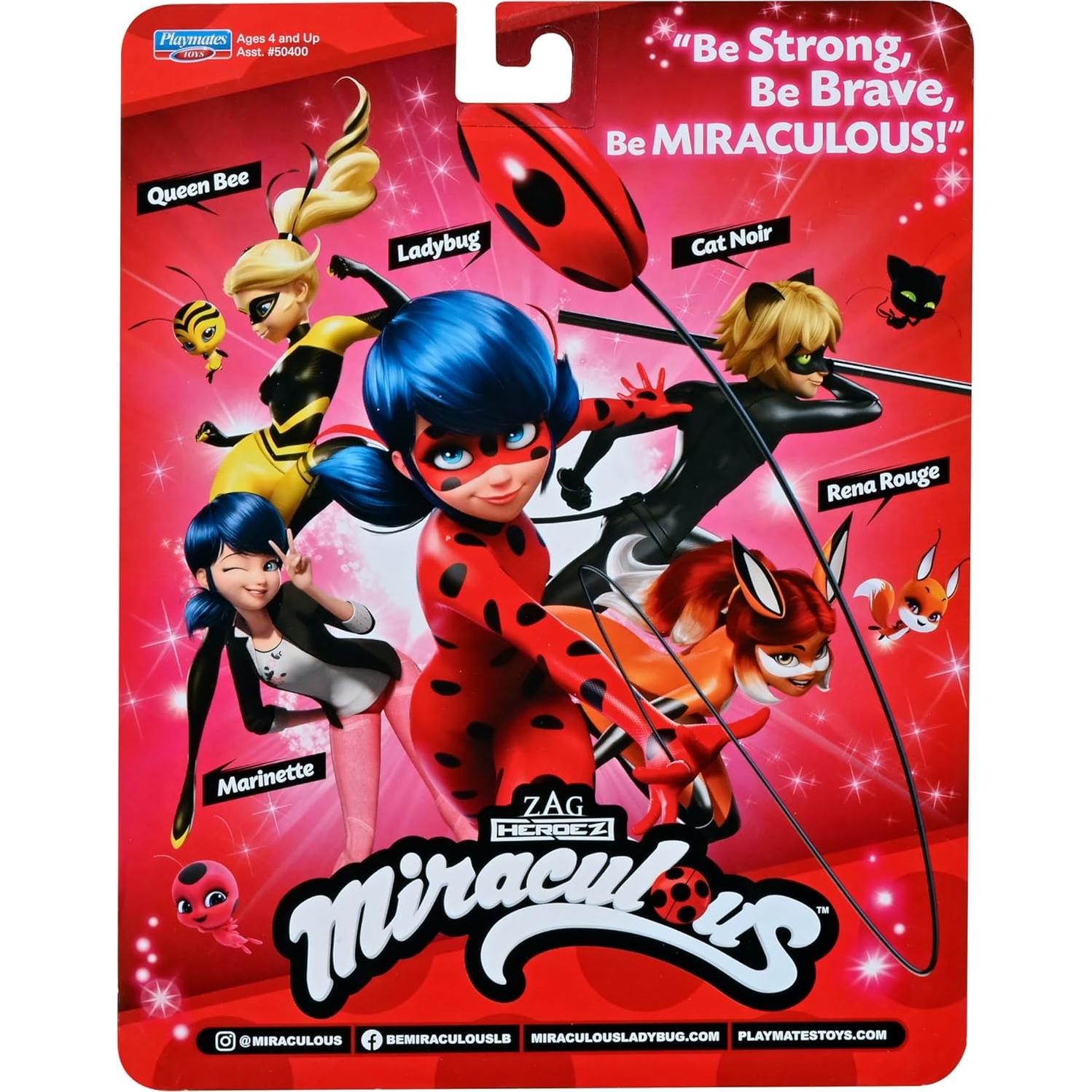 Muñeca Marinette de Miraculous Ladybug 12.7 cm con accesorios