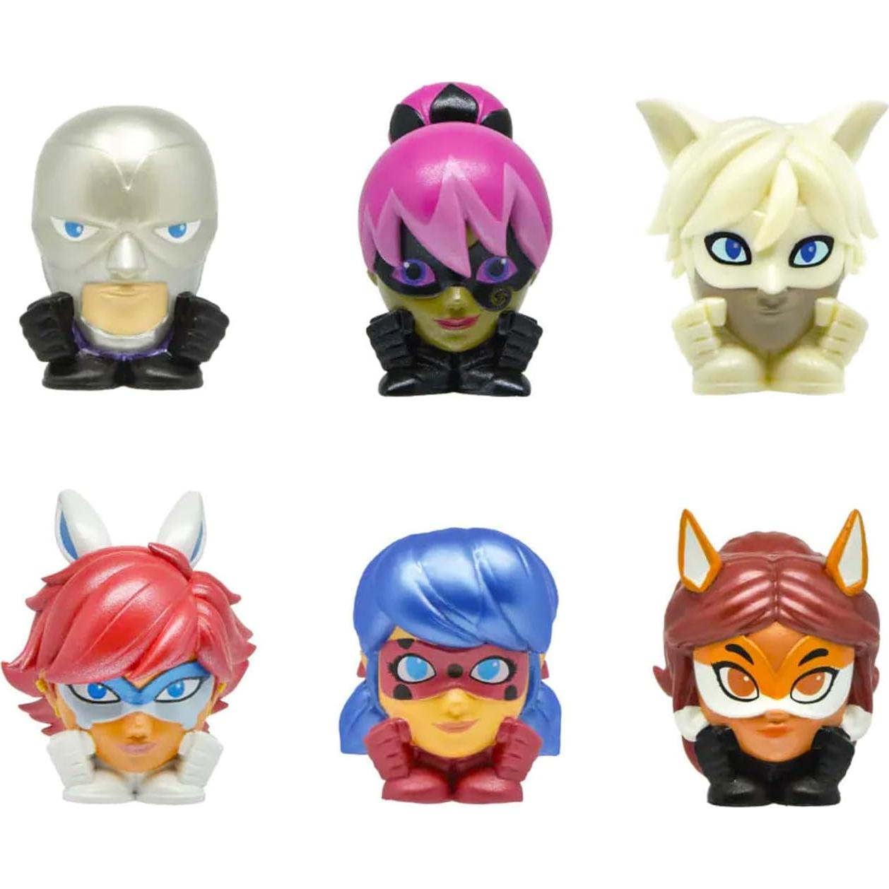 Paquete de 5 Figuras Mini Mash'Ems Miraculous Ladybug
