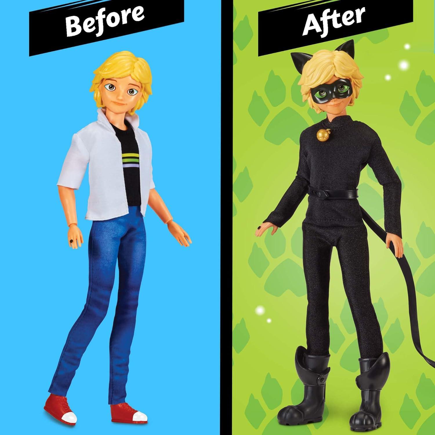 Muñeca Adrien Superhéroe Secreto Cat Noir 26.67 cm Playmates