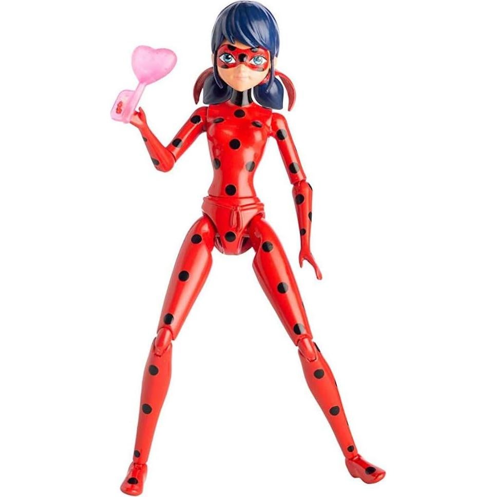 Muñeca de acción Miraculous Ladybug 14 cm con yoyo y amuleto