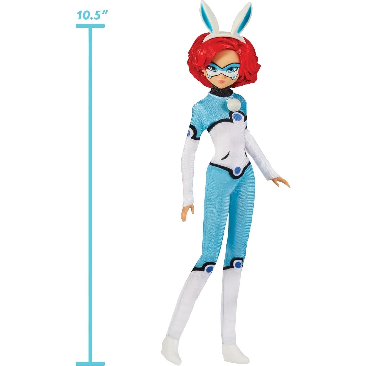 Muñeca Bunnyx de Miraculous Ladybug 26.67 cm con Kwami Fluff
