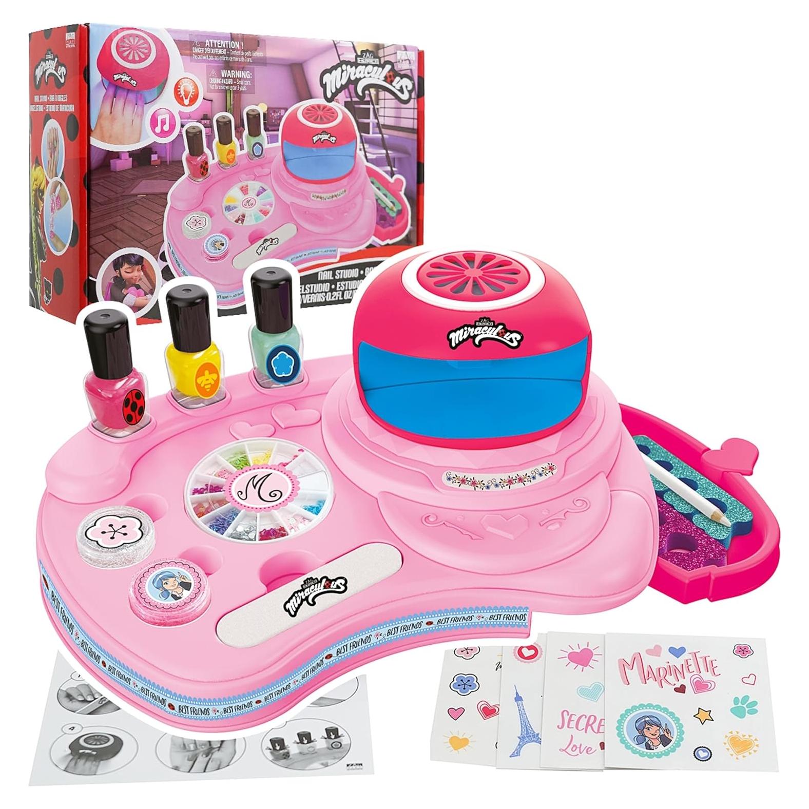 Estudio de Uñas Marinette Miraculous Ladybug - Kit Completo