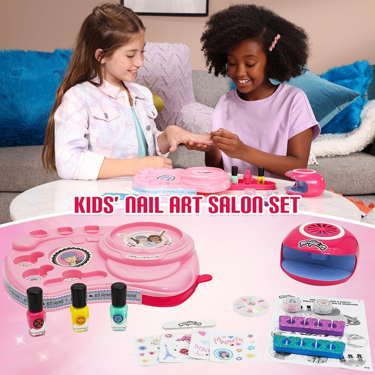 Estudio de Uñas Marinette Miraculous Ladybug - Kit Completo