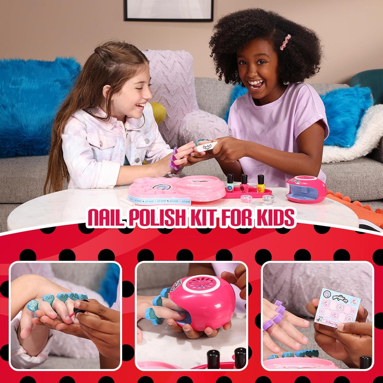 Estudio de Uñas Marinette Miraculous Ladybug - Kit Completo