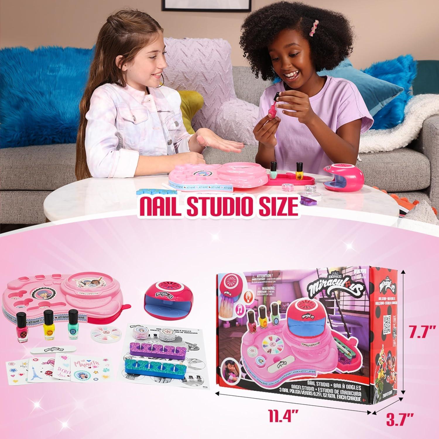Estudio de Uñas Marinette Miraculous Ladybug - Kit Completo