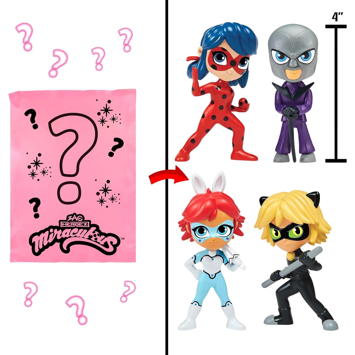 Figuras Chibi Sorpresa Cambio de Color Bandai 10 cm - Miraculous