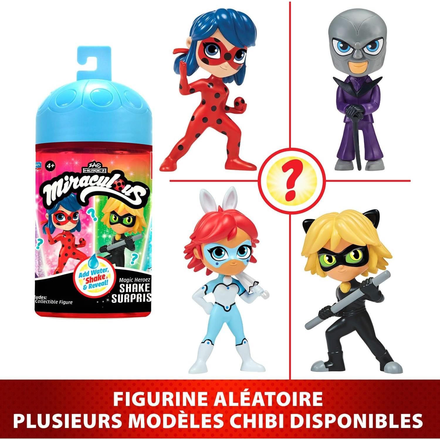 Figuras Chibi Sorpresa Cambio de Color Bandai 10 cm - Miraculous