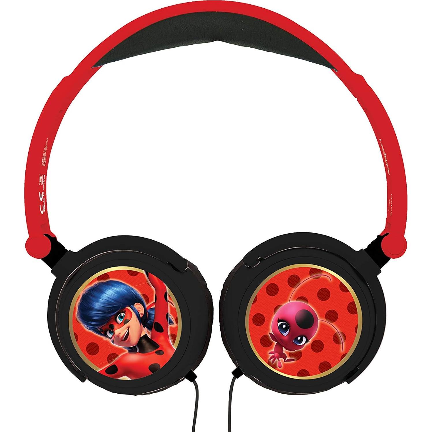 Auriculares Estéreo Lexibook HP015MI Tikki Ladybug Plegables
