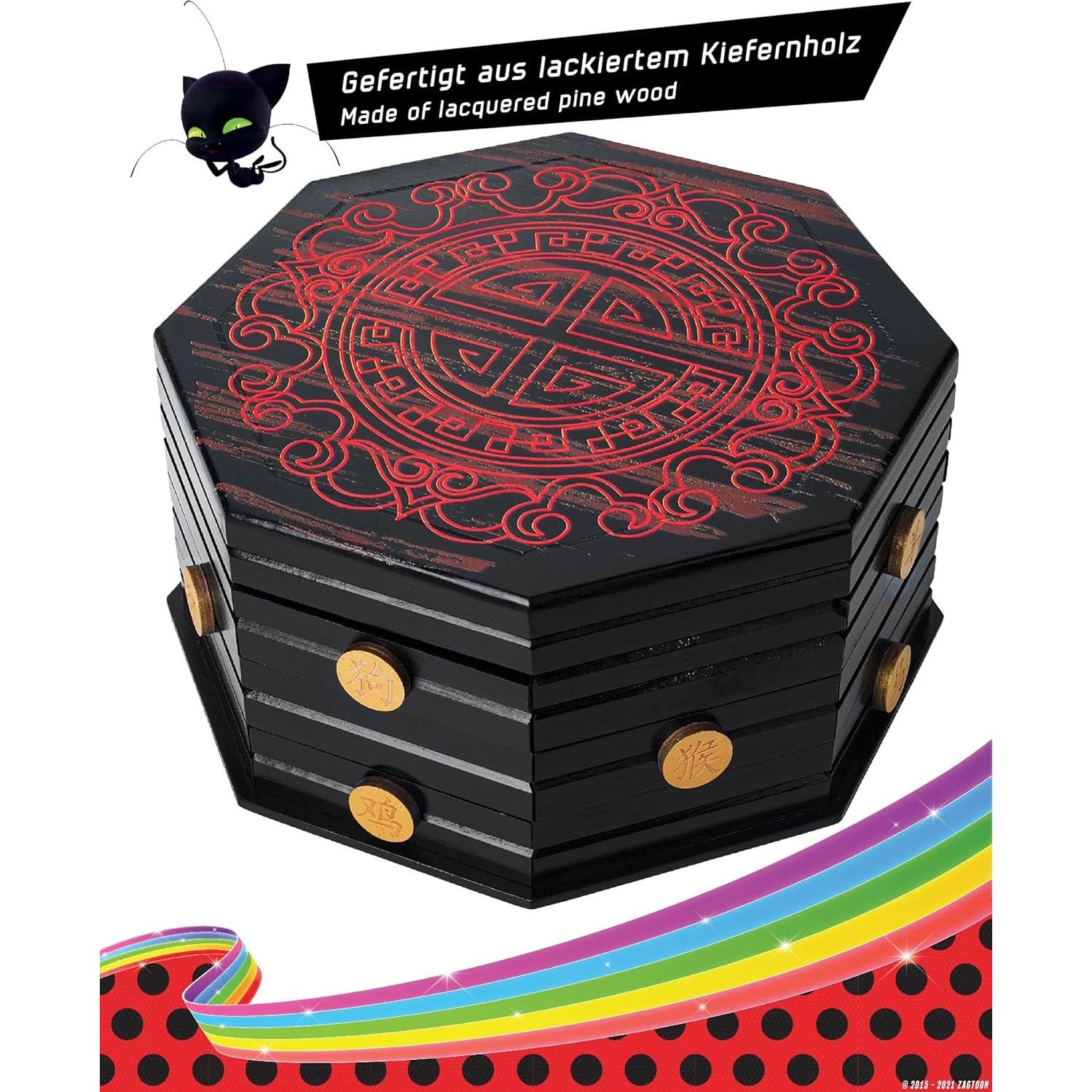 Caja de Joyas de Madera Corimori 26 cm Miraculous Ladybug