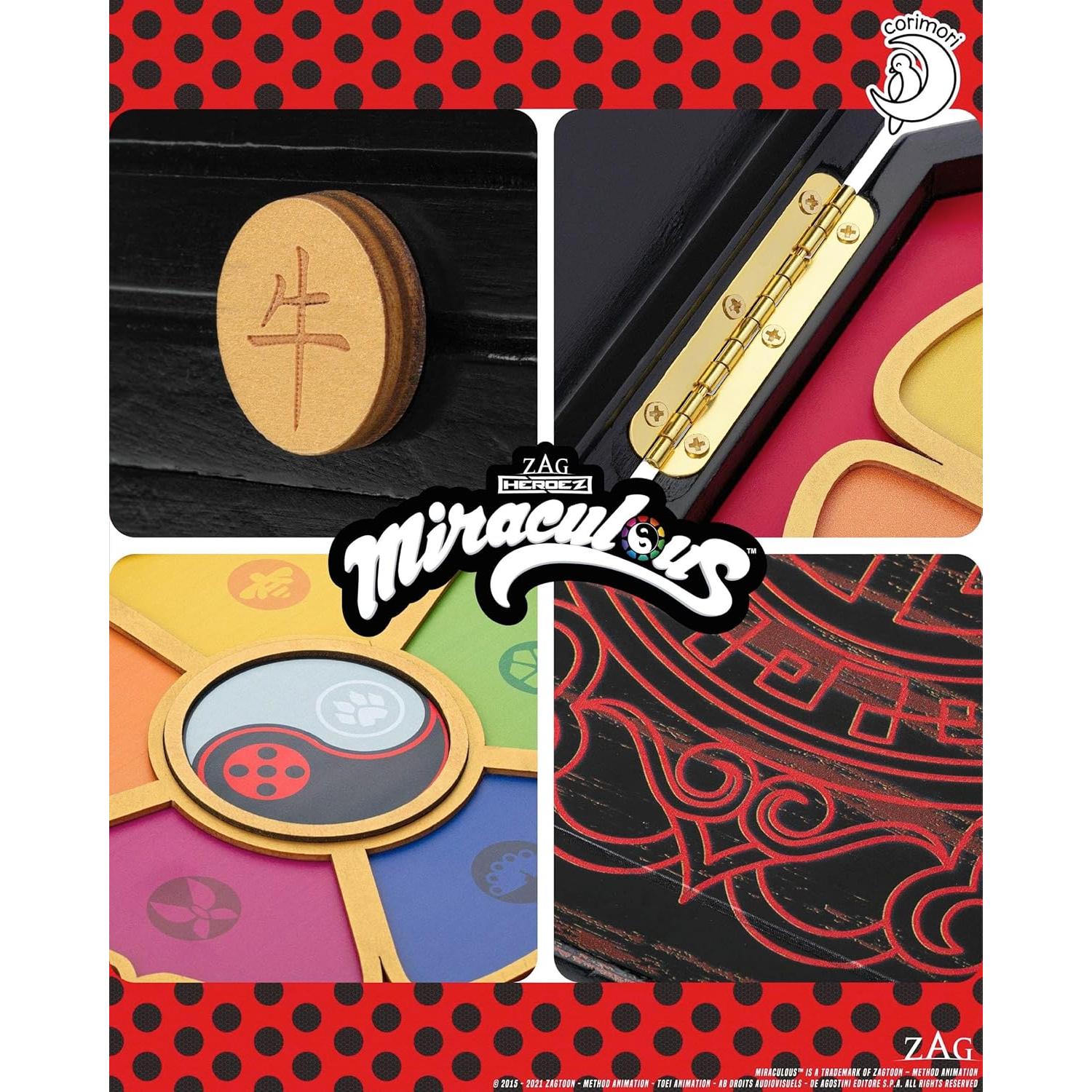 Caja de Joyas de Madera Corimori 26 cm Miraculous Ladybug