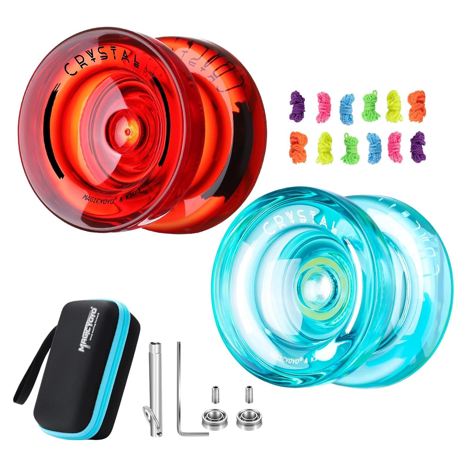 Yoyo K2 Cristal MAGICYOYO para Niños + 12 Cuerdas