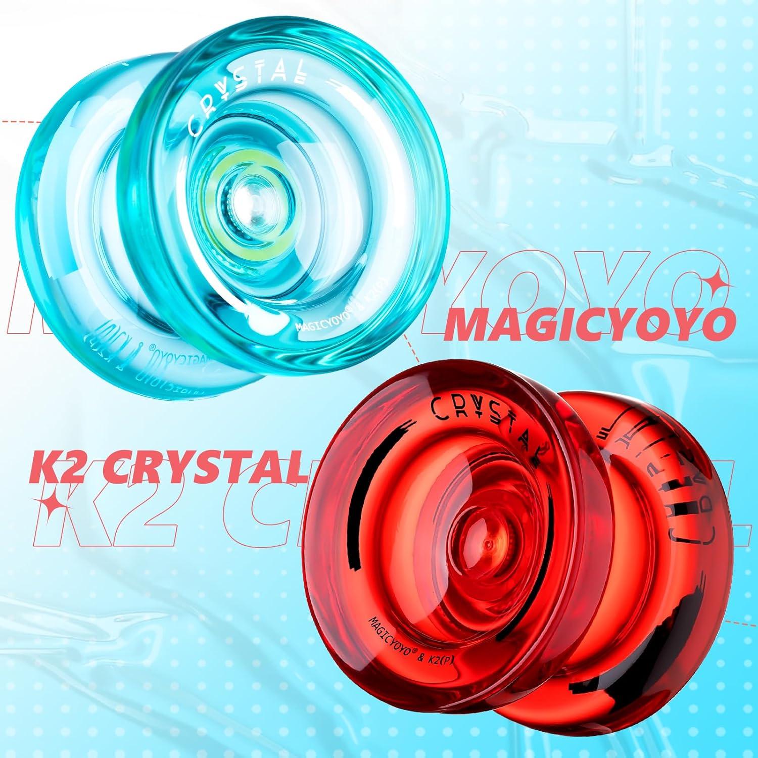 Yoyo K2 Cristal MAGICYOYO para Niños + 12 Cuerdas
