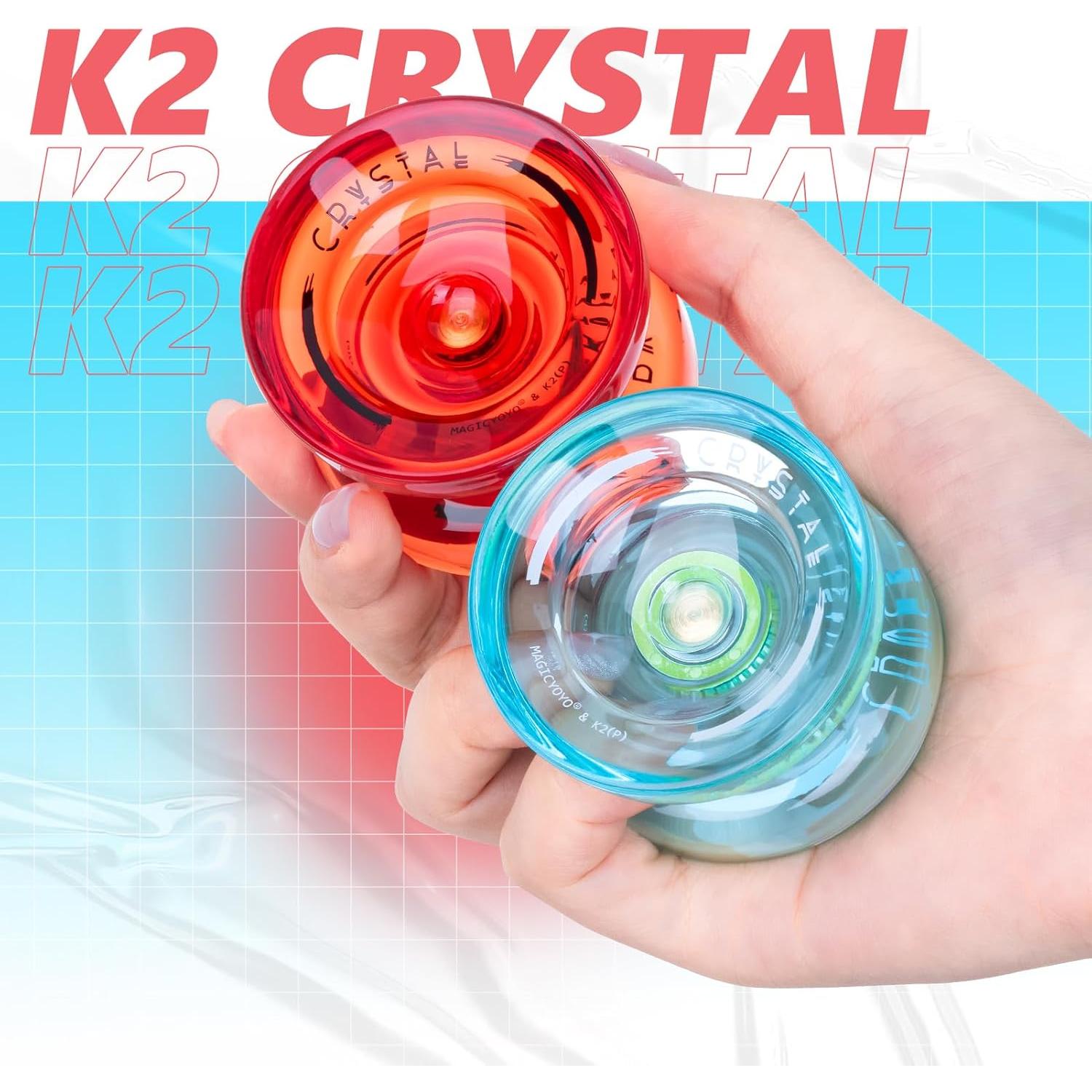 Yoyo K2 Cristal MAGICYOYO para Niños + 12 Cuerdas