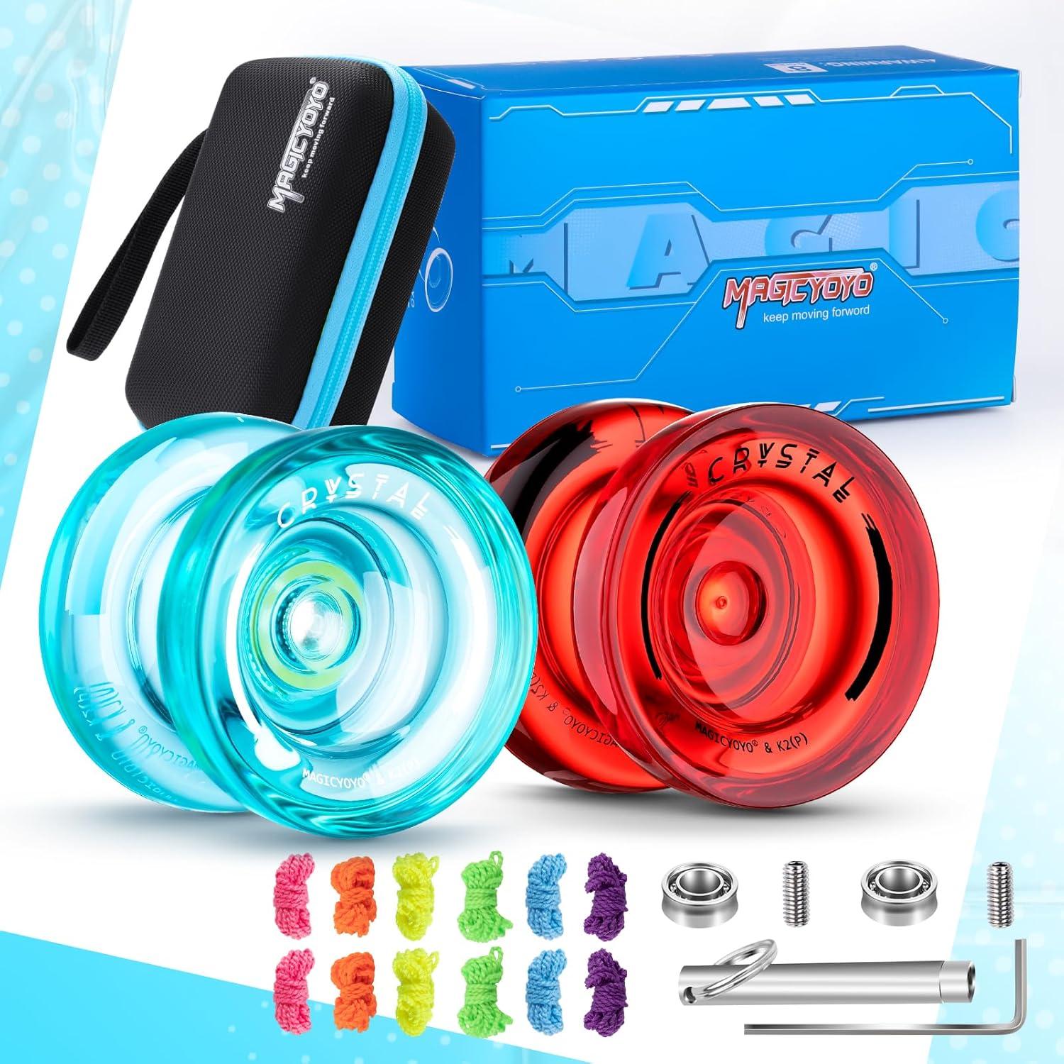 Yoyo K2 Cristal MAGICYOYO para Niños + 12 Cuerdas