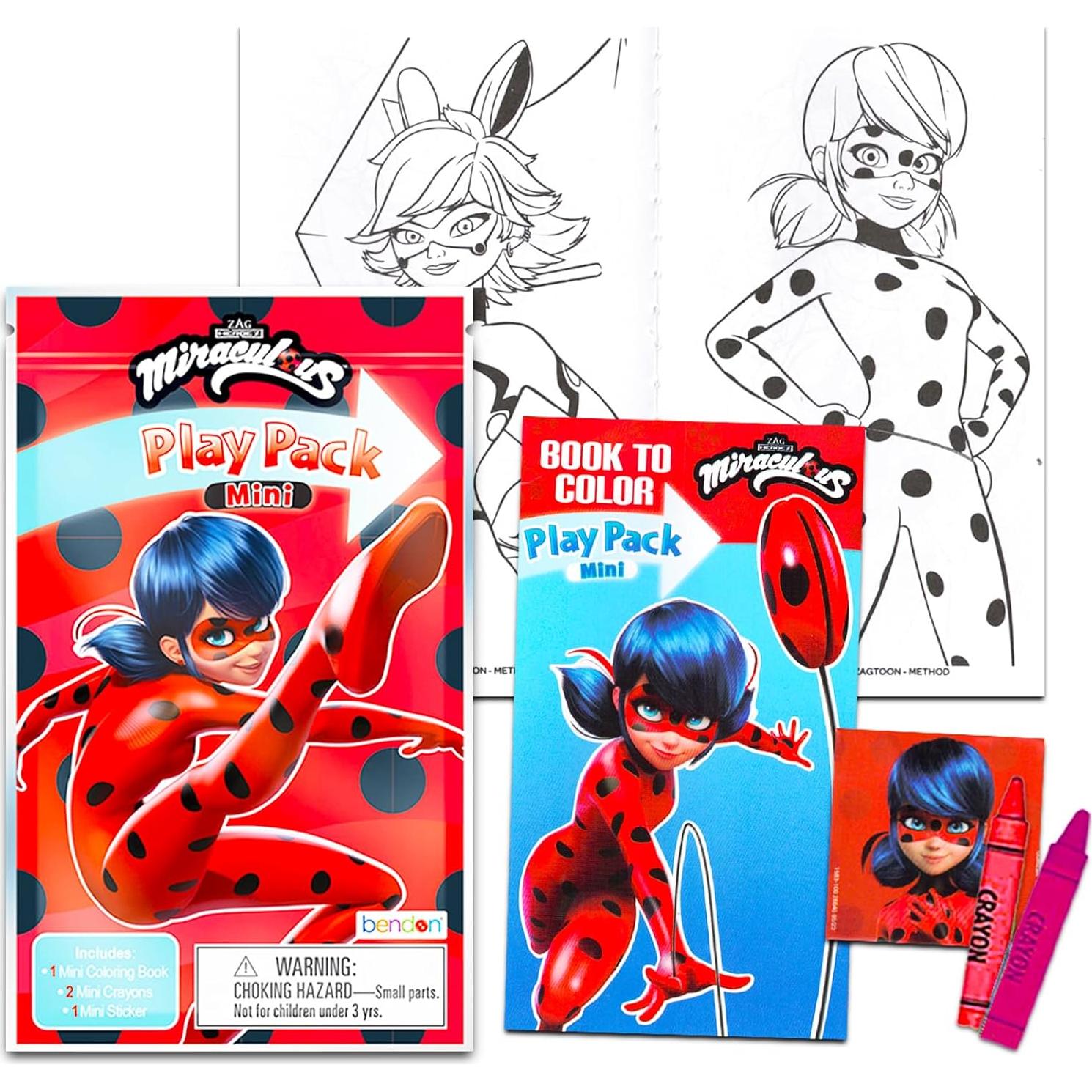 Conjunto de Mini Regalos de Fiesta Miraculous Ladybug 24 Paquetes