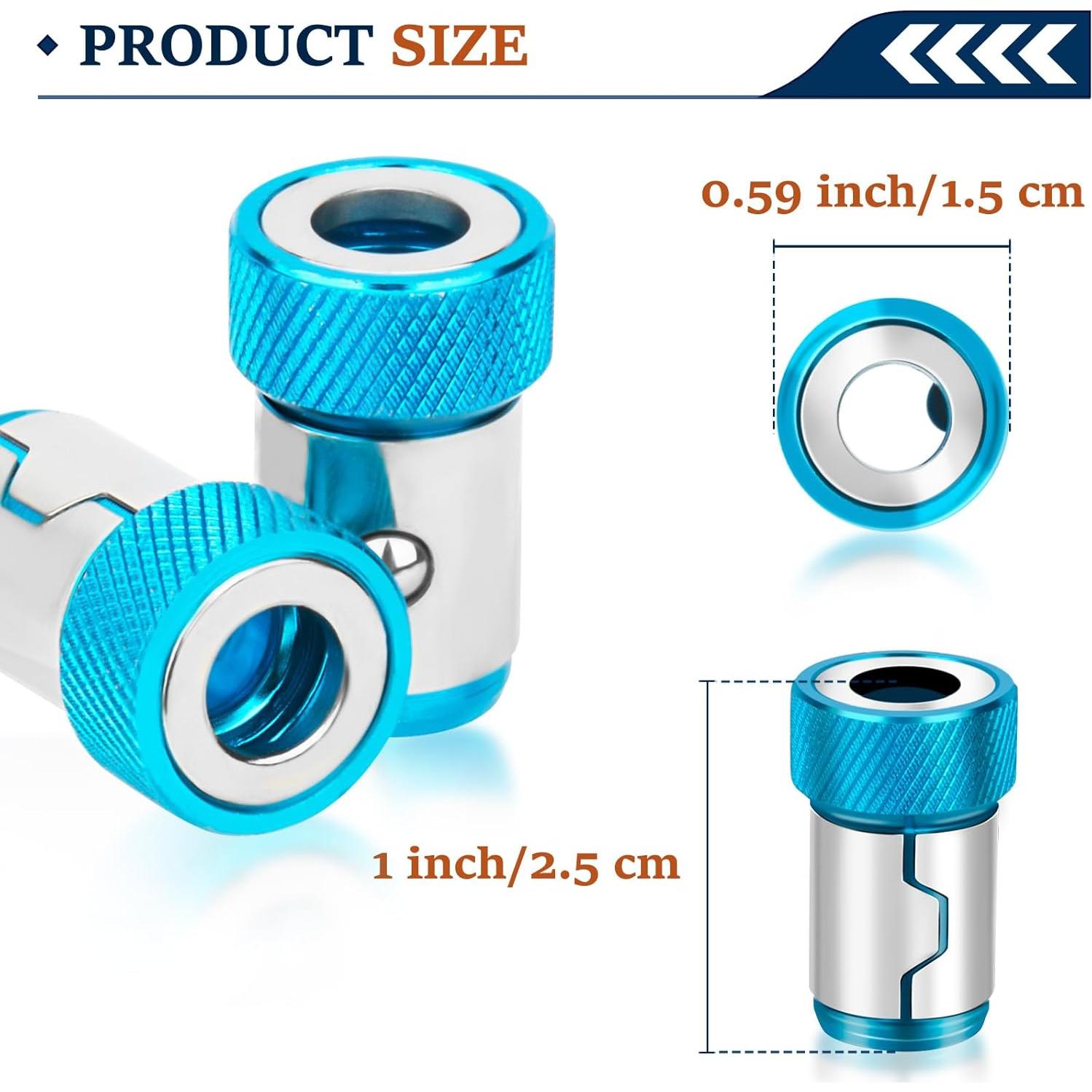 6 Anillos Magnéticos POBAN para Destornilladores Hexagonales