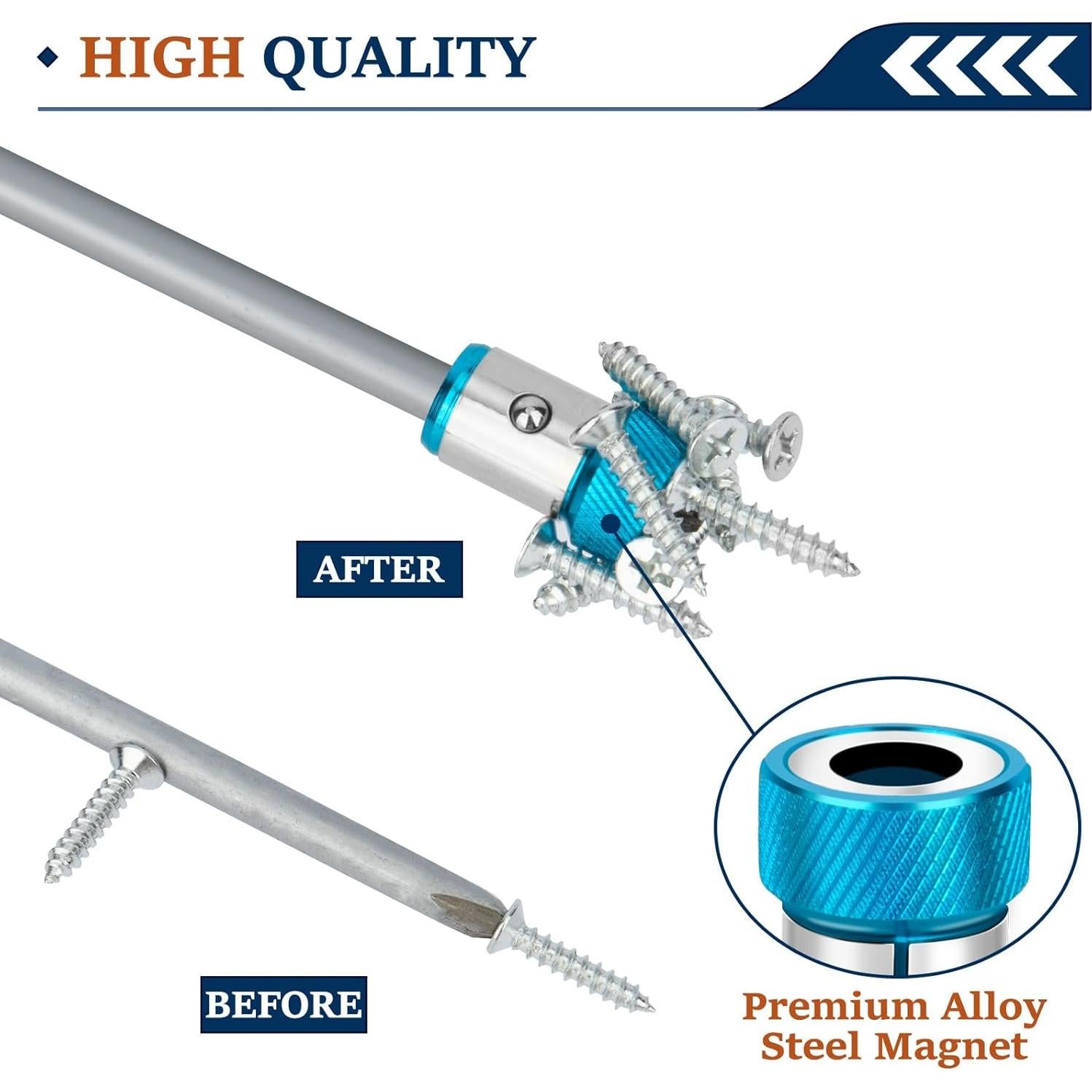 6 Anillos Magnéticos POBAN para Destornilladores Hexagonales