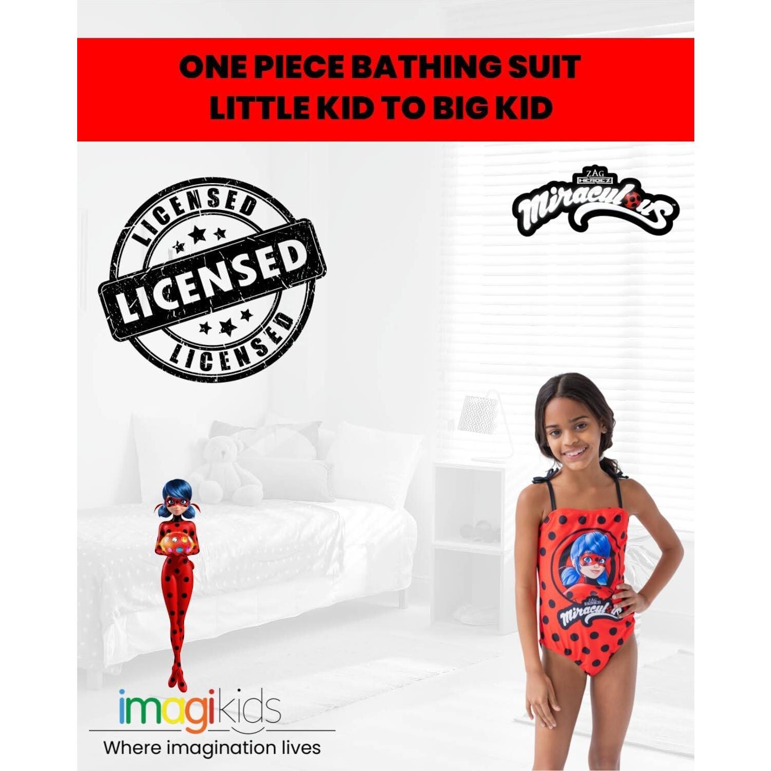 Traje de baño de una pieza Miraculous Ladybug para niñas 14-16