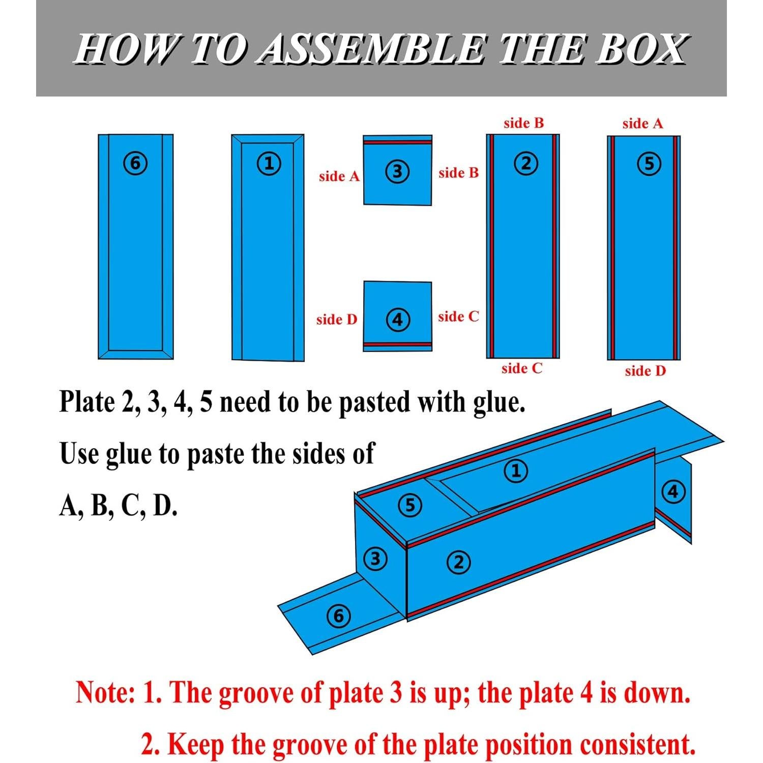 Domino Molds for Epoxy Resin Box, Domino Resin Mold Set for Casting, Storage Box Mould for DIY Epoxy Crafts Making Tool