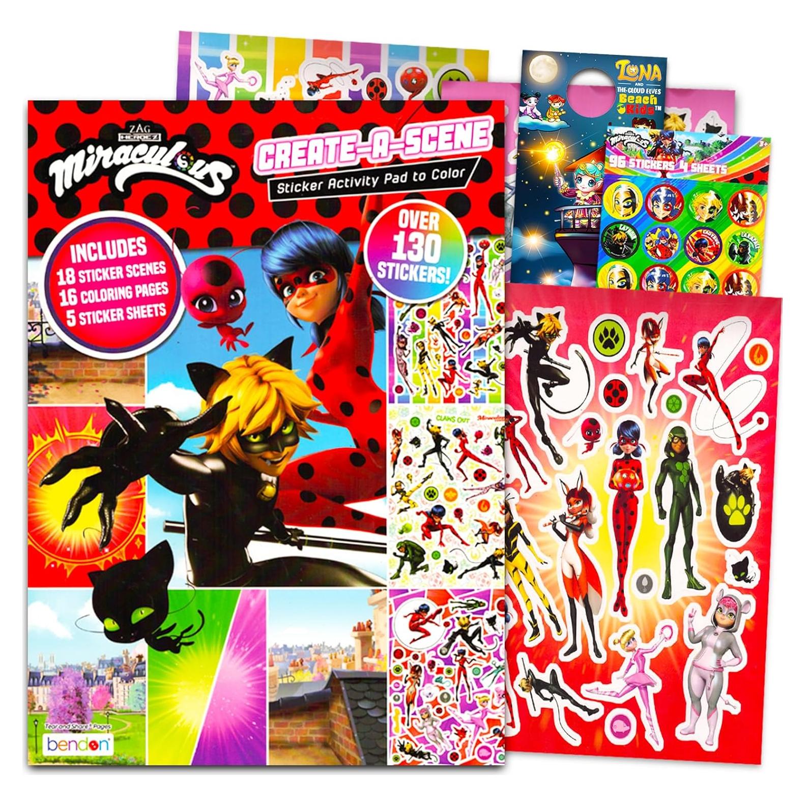 Libro de Actividades de Pegatinas Miraculous Ladybug Crenstone