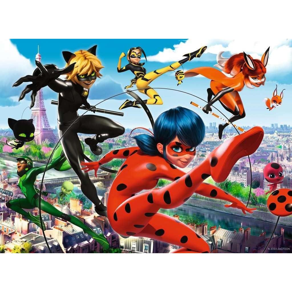 Rompecabezas Ravensburger Miraculous 200 Piezas XXL 49x36cm