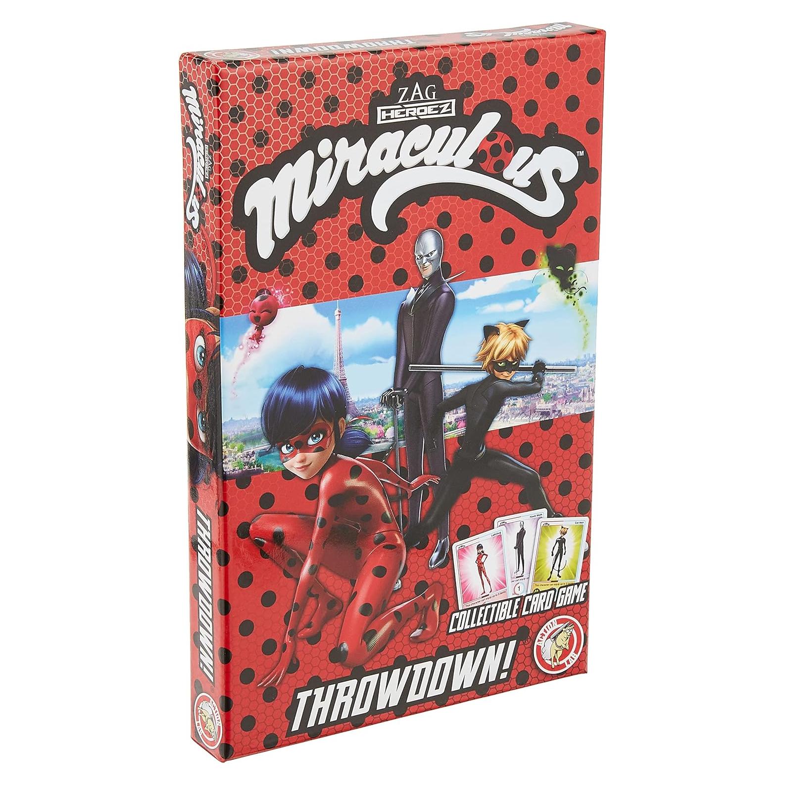 Juego de Cartas Miraculous Throwdown Nickelodeon 72 meses