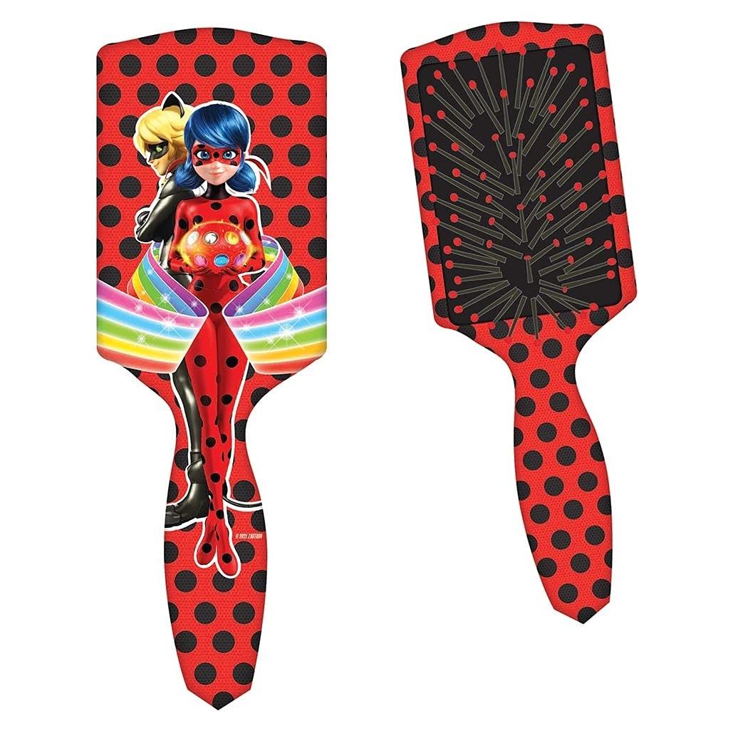 Cepillo de Pelo Paddle Miraculous Ladybug Rojo 14x10cm