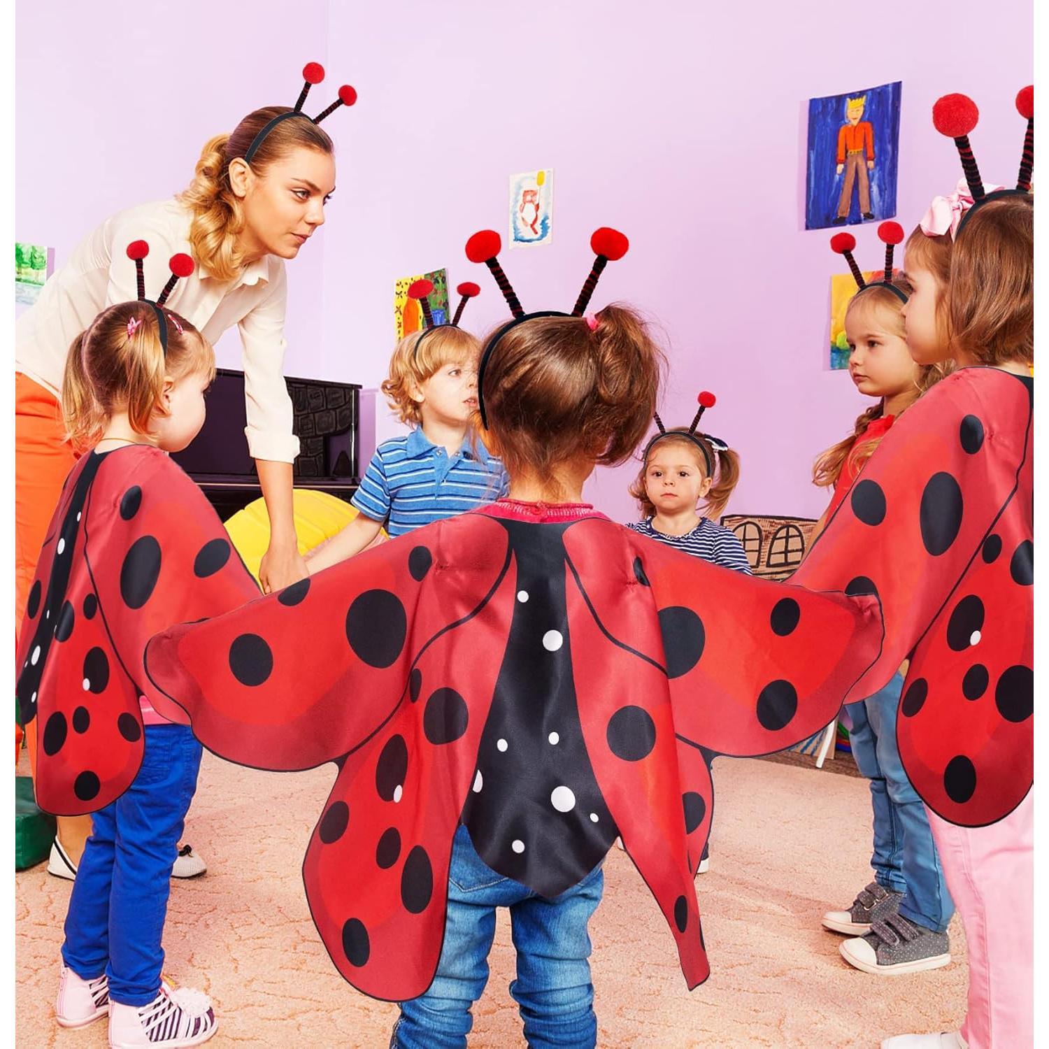 Disfraz de Mariquita para Niñas con Tutú y Diadema - 3 a 7 Años