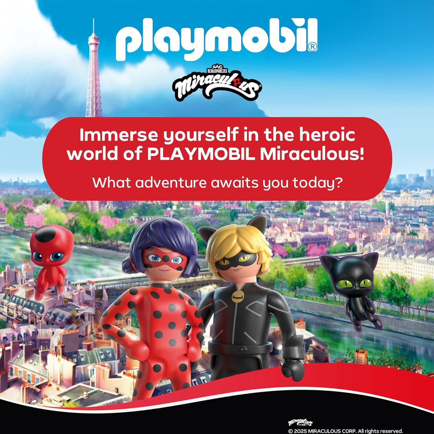 Set de Juego Playmobil Miraculous Scooter París 71864