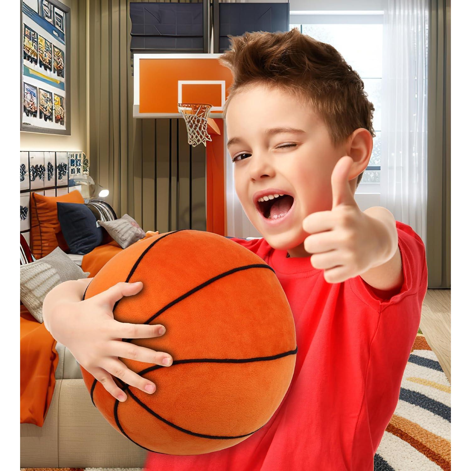 Pelota de Baloncesto de Peluche DolliBu 24 cm Suave