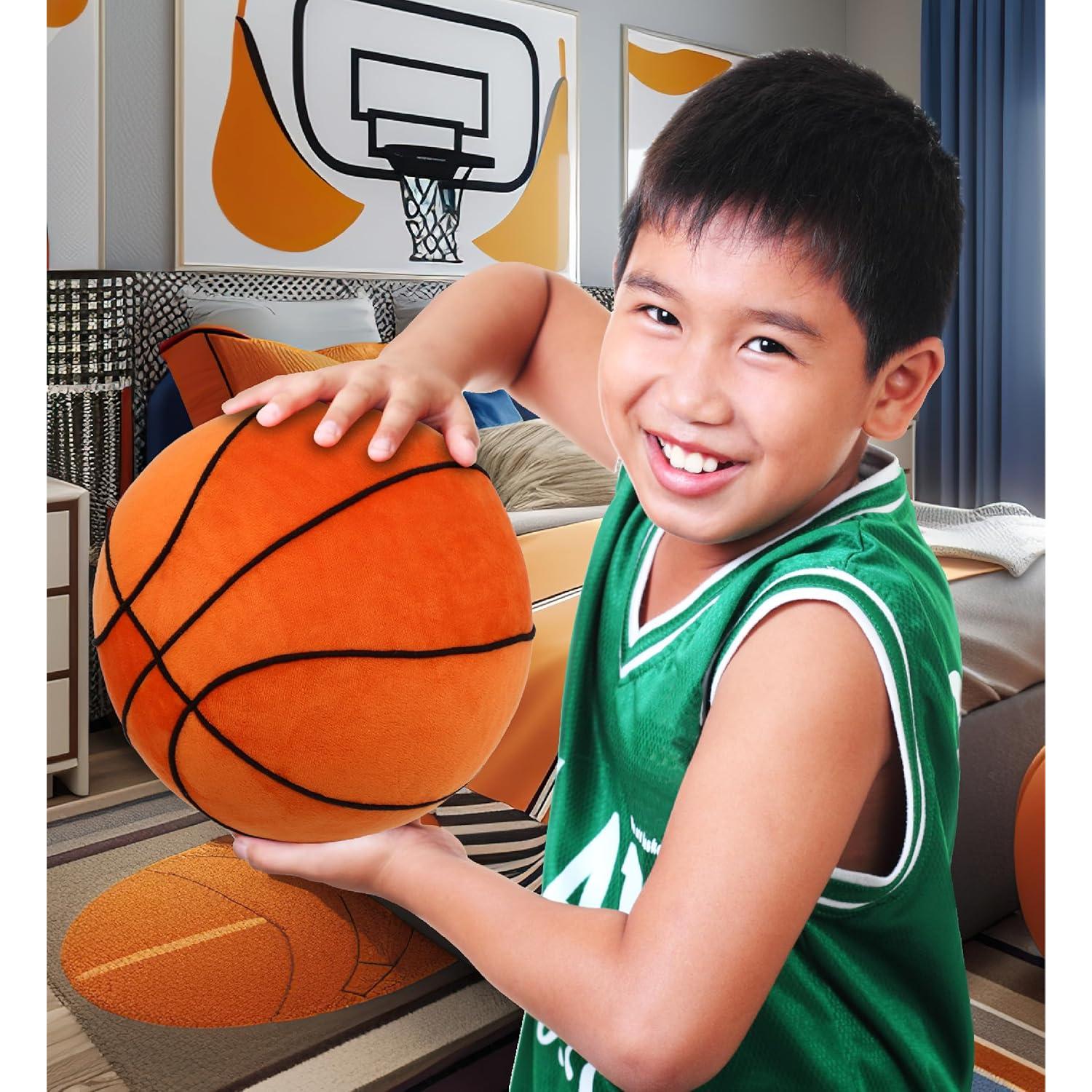 Pelota de Baloncesto de Peluche DolliBu 24 cm Suave