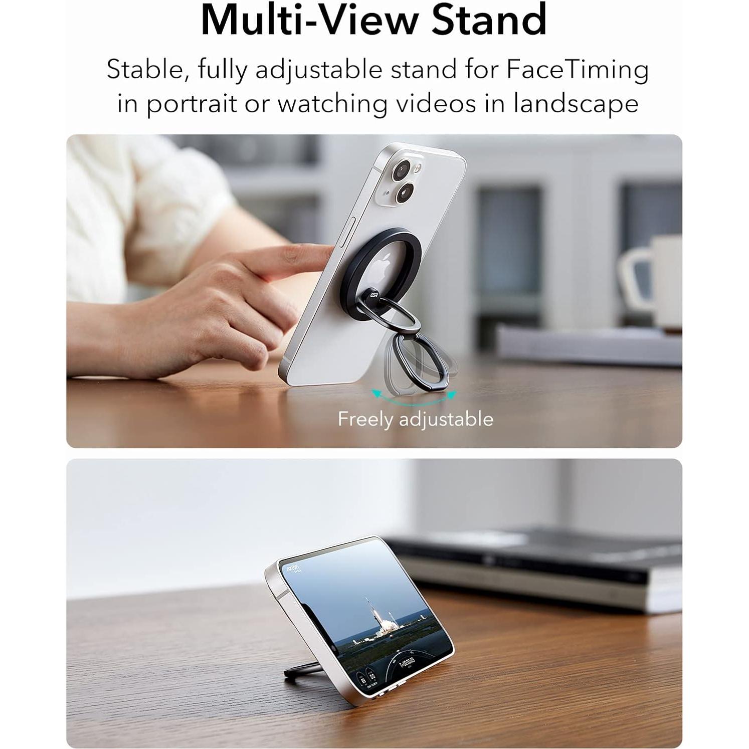 Soporte Magnético para Teléfono ESR HaloLock Negro