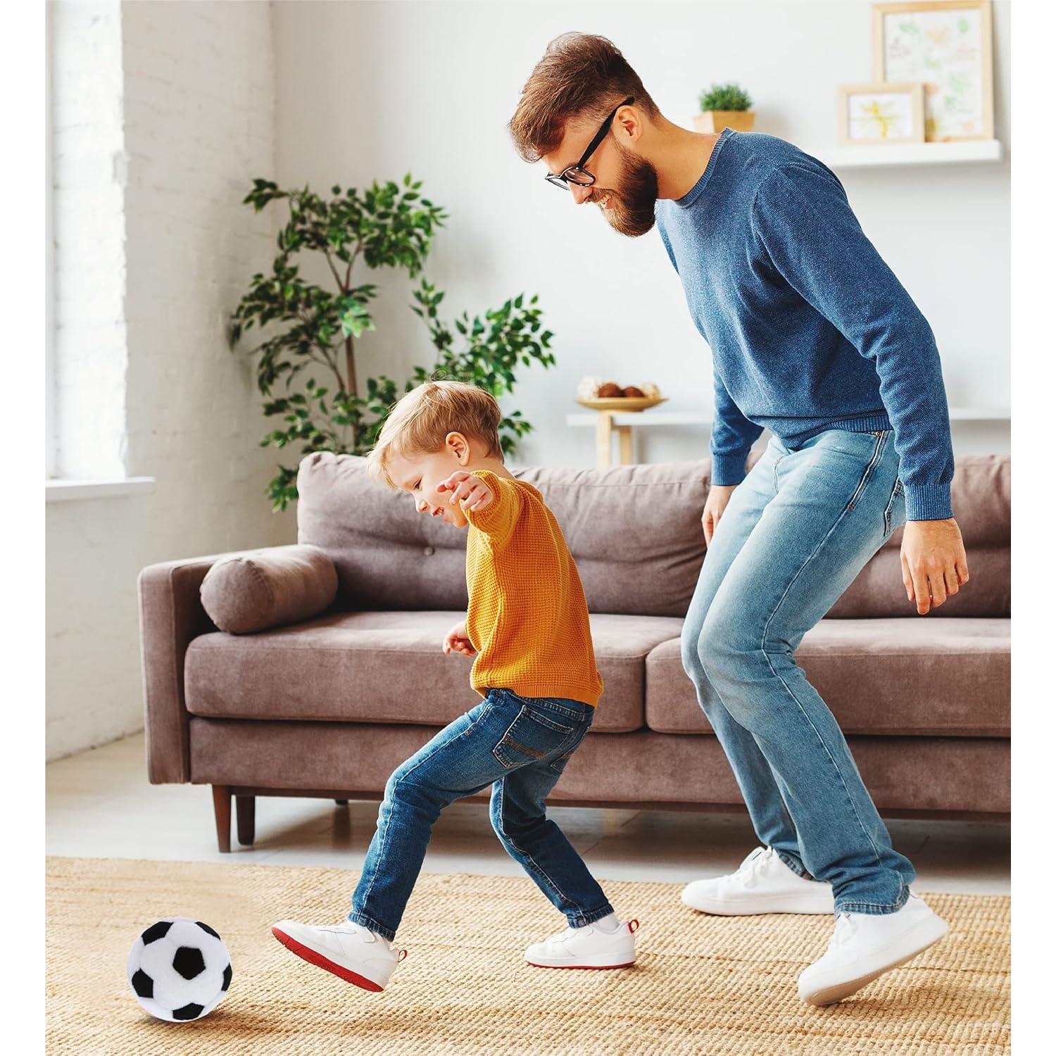 Pelota de Peluche DolliBu Fútbol 7,62 cm Suave para Niños