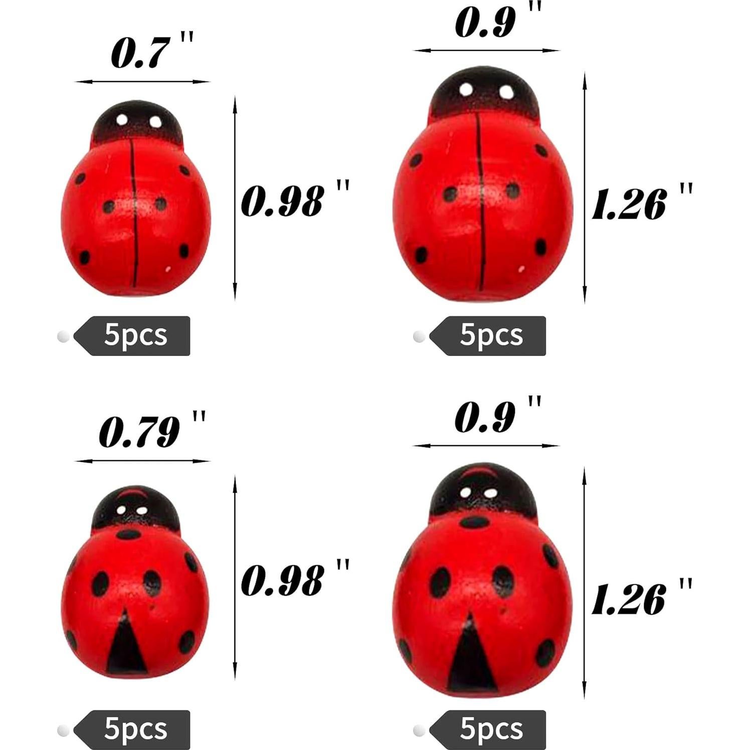 Decoración de pastel y cupcake de mariquita Roaring Good Time