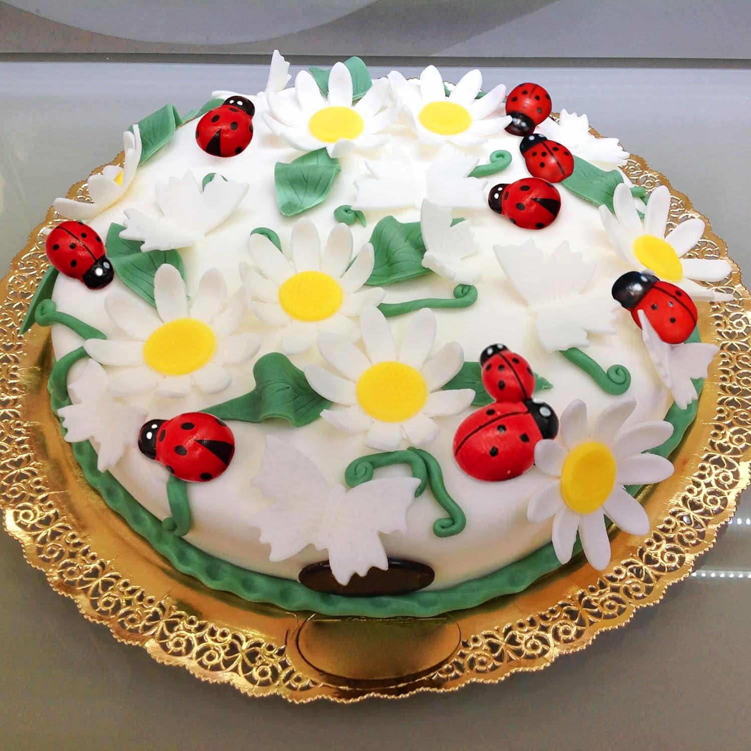 Decoración de pastel y cupcake de mariquita Roaring Good Time