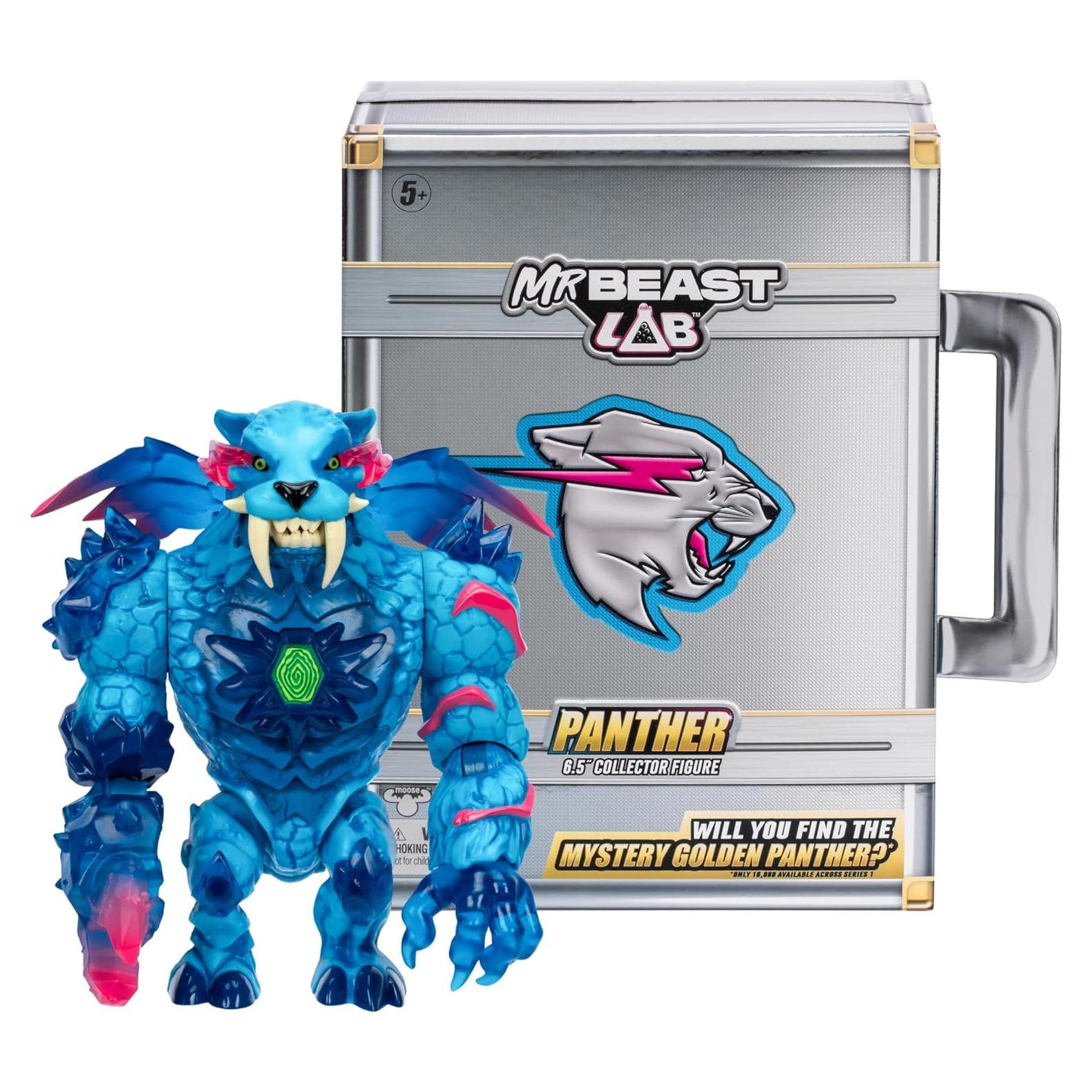 Figura Coleccionista Panther MrBeast Lab 15.8cm Articulada