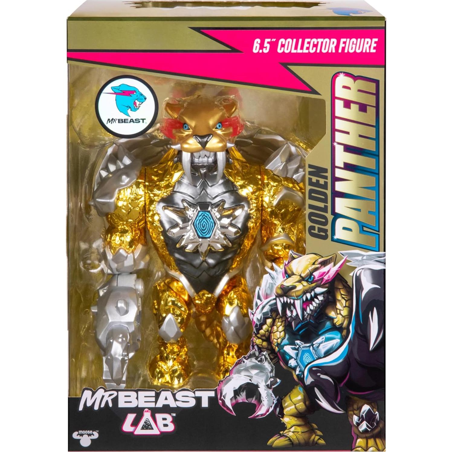 Figura Coleccionista Panther MrBeast Lab 15.8cm Articulada