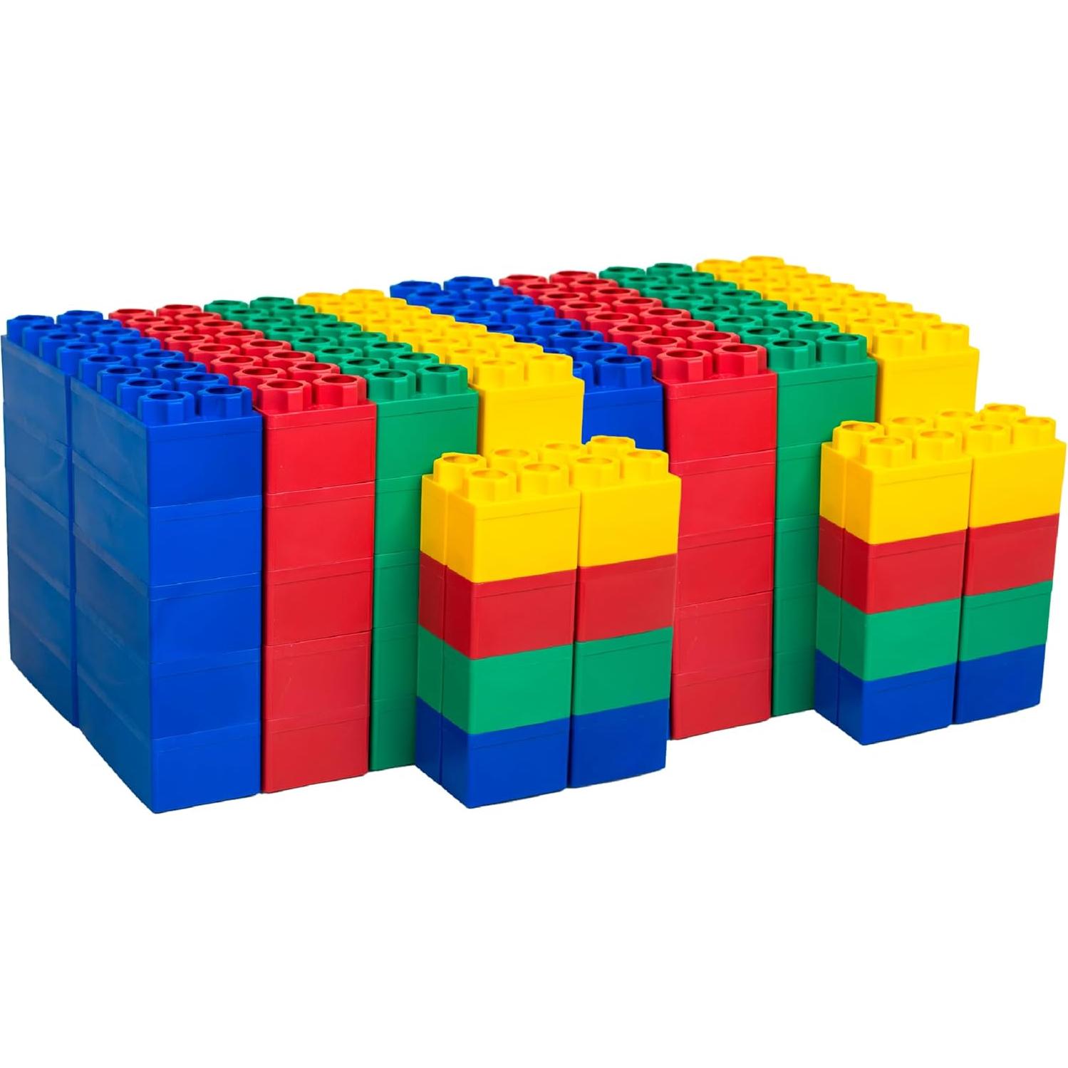 Bloques Gigantes BiggoBlocks 96 Piezas para Niños 4-8 Años