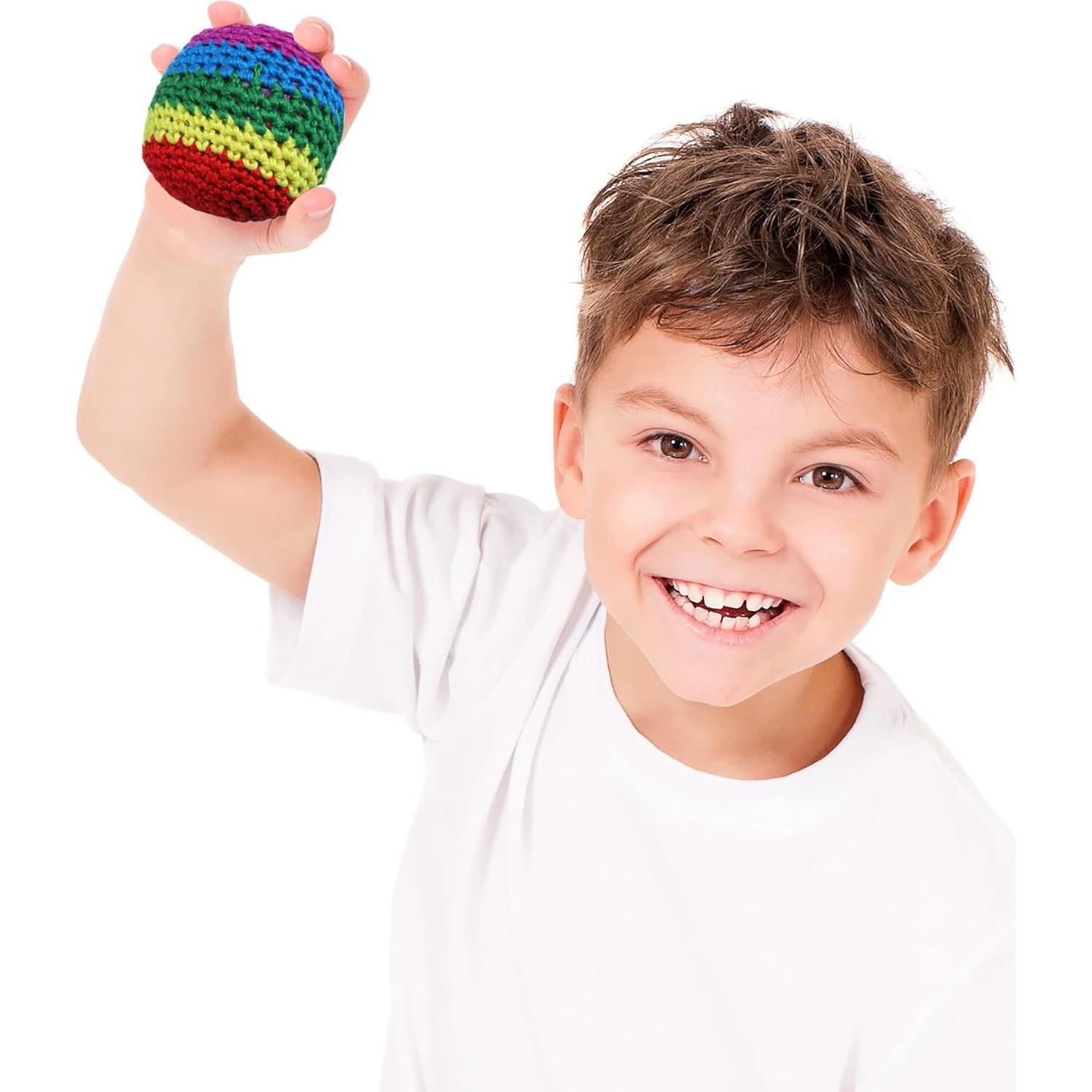 Pelotas de Kickball Tejidas Blulu - 5 Piezas para Niños