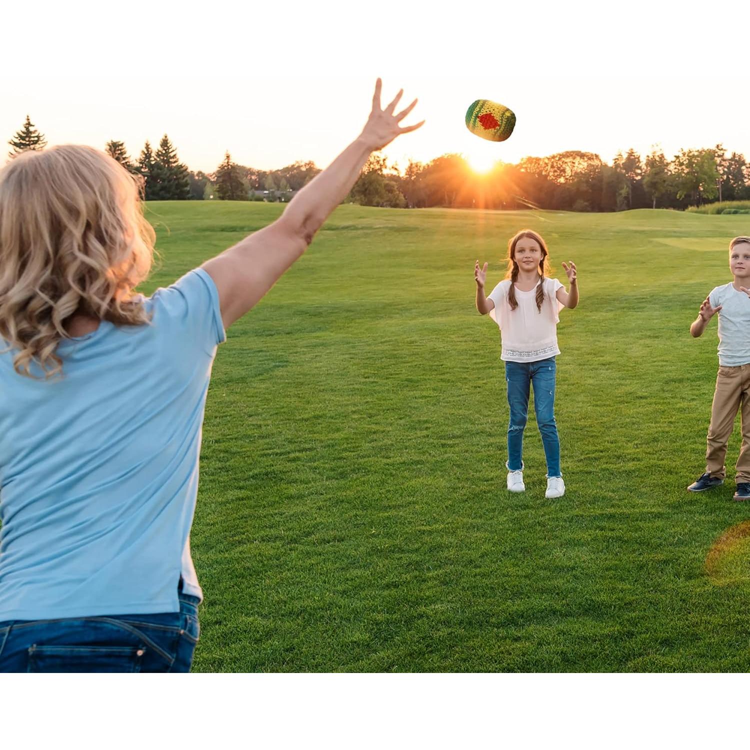 Pelotas de Kickball Tejidas Blulu - 5 Piezas para Niños