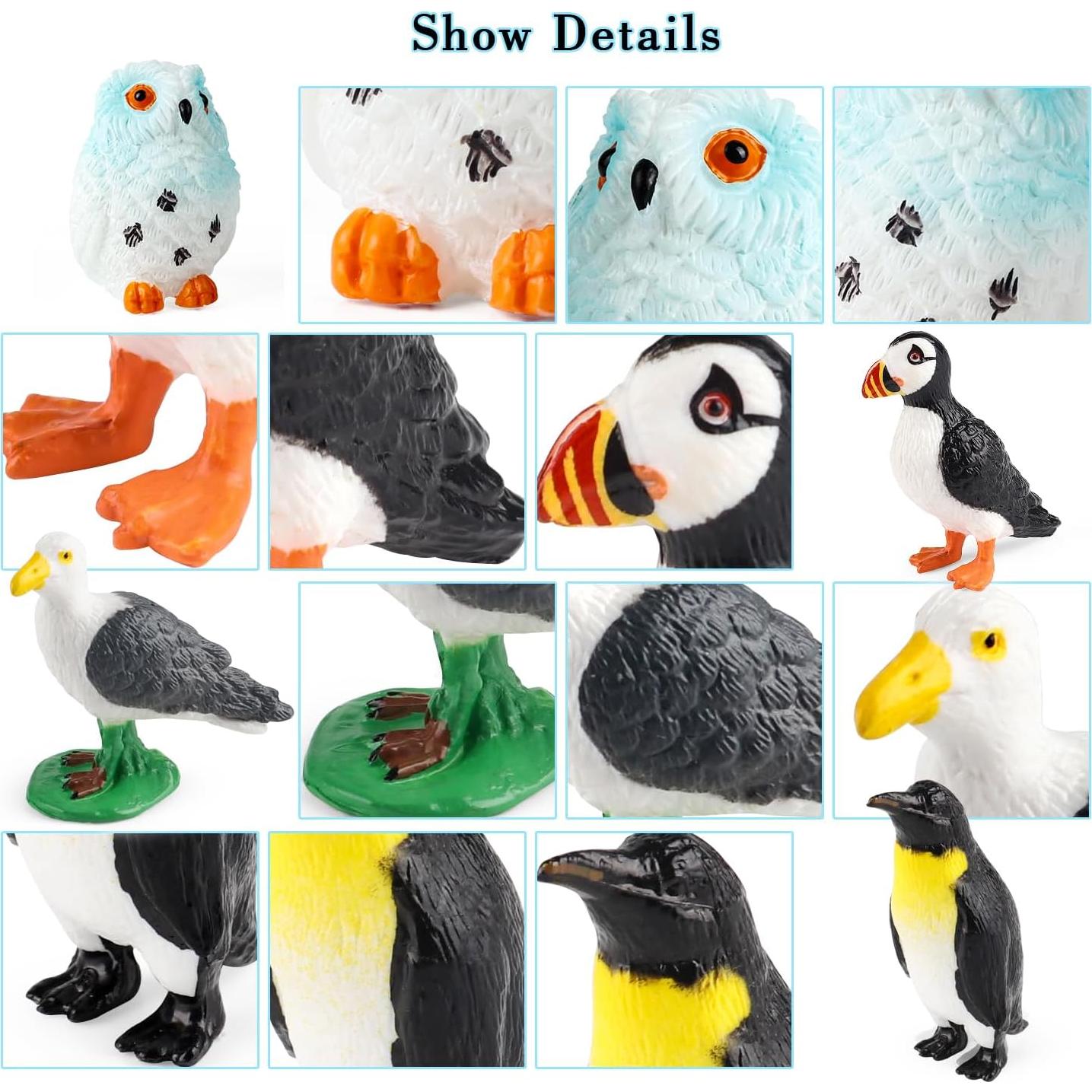 Set de Juguetes de Animales Árticos SIENON 60 Piezas