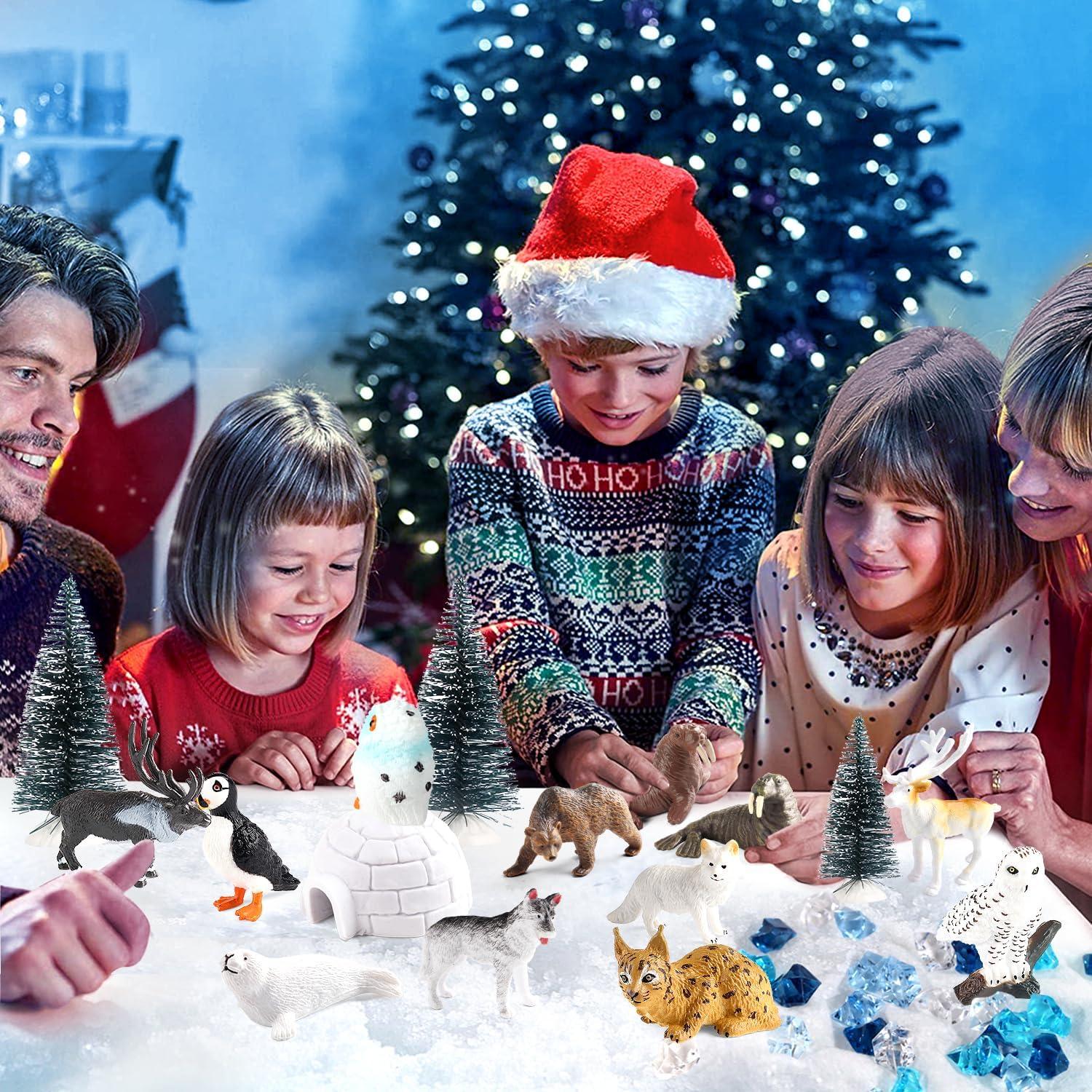 Set de Juguetes de Animales Árticos SIENON 60 Piezas