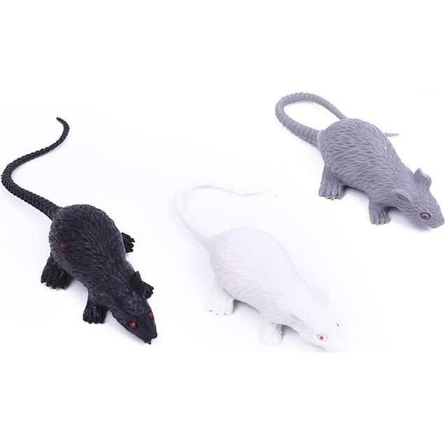 80 Mini Ratones Falsos de Plástico para Halloween - Titihuirie