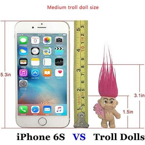 Conjunto de 18 Muñecas Troll Vintage PVC para Colección