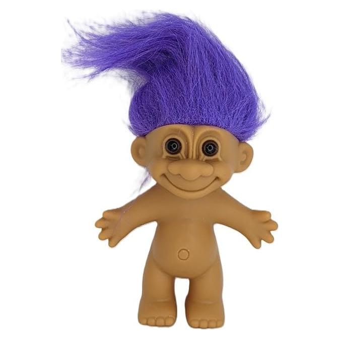 Muñeca Troll Púrpura Russ 13 cm para 3 años y más