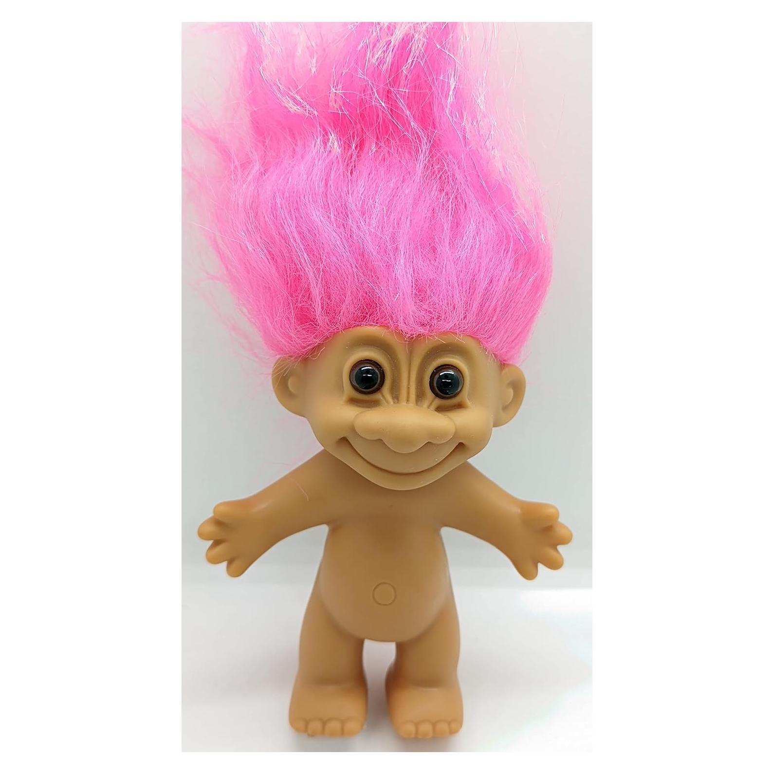 Troll de muñeca Russ Berrie 11.4 cm cabello rosa