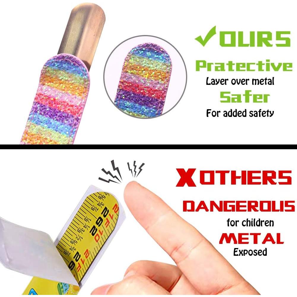 Pulseras Slap Brillantes VGoodall 12 PCS para Niños